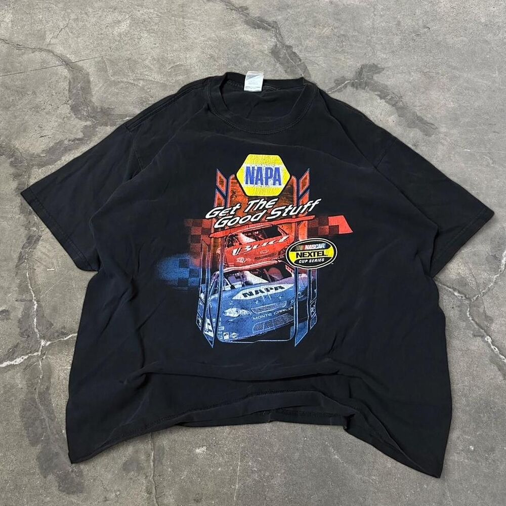 American-vintage Men's Black T-shirt